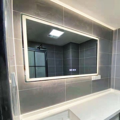 定制led智能浴室镜 酒店欧式发光装饰镜子卫生间壁挂卫浴化妆灯镜