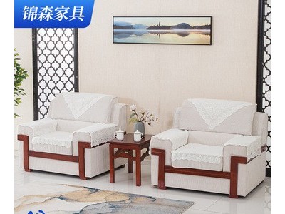 锦森家具后现代轻奢风真皮沙发大户型别墅全屋定制商务组合沙发椅图5