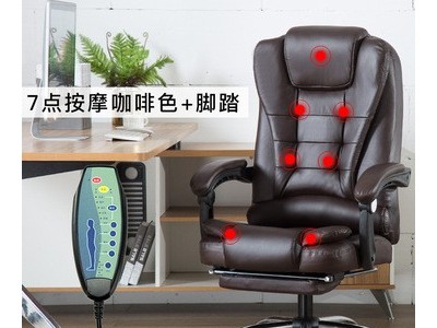 厂家直销电脑椅家用可躺办公椅舒适旋转老板椅按摩升降午休直播椅图2