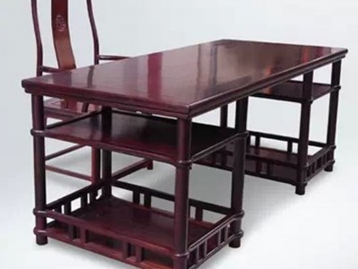 厂家直销仿古办公桌椅，老榆木家具 复古电脑桌椅图5