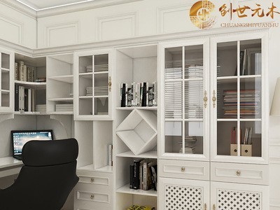组合书柜批发节省空间书柜简约现代实用转角书柜全屋家具 定制图3