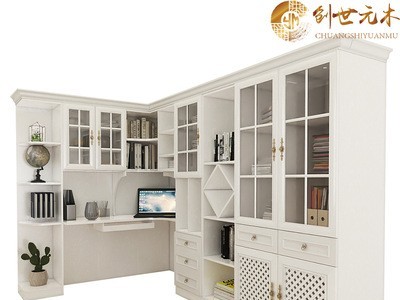 组合书柜批发节省空间书柜简约现代实用转角书柜全屋家具 定制图5