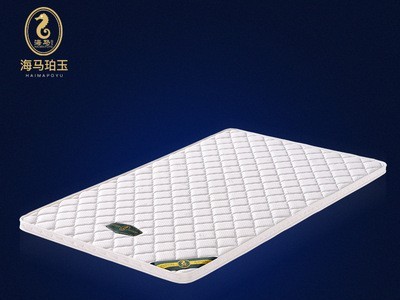 厂家直销 乳胶床垫环保棕榈弹簧床垫 海马珀玉环保透气棕垫图1
