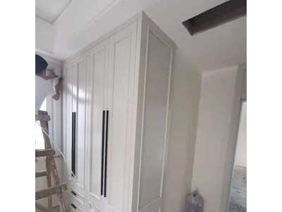 广东实木家具厂批发全屋定制实木衣柜卧室整体衣橱柜现代简约风图3
