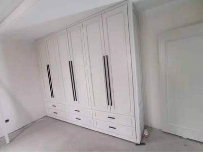 广东实木家具厂批发全屋定制实木衣柜卧室整体衣橱柜现代简约风图4
