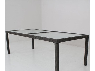 户外家具PE编藤餐座椅现代简约来图定制家用户外休闲编藤铝架图4