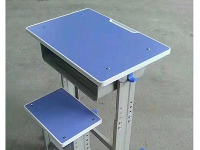 学生升降课桌椅小中大学生单人课桌椅培训课桌椅学习课桌厂家批发图2