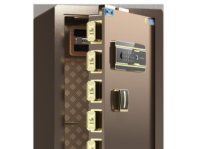 家用小型指纹保险箱智能WiFi监控防盗办公室保险柜床头保管箱入墙图2