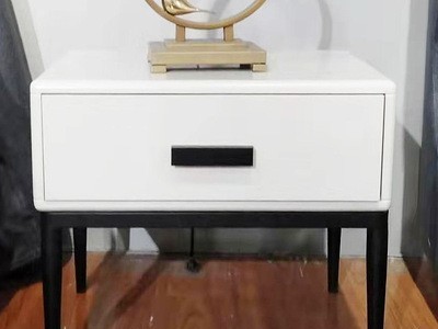 新品上市 北欧轻奢床头柜 经济型床头柜简约后现代床头柜储物柜图4