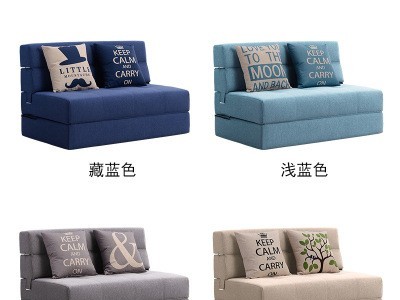 可折叠榻榻米沙发床单人小户型客厅两用1.21.5米双人简易懒人沙发图5
