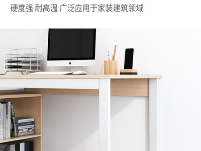 转角电脑桌台式家用简约现代钢木办公桌卧室学生学习写字书桌图2