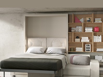 批发供应多功能折叠家具 三位沙发隐形床 奥斯陆301小户型隐形床图2