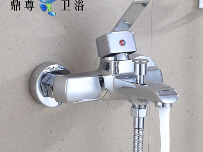 厂商直供铜浴缸龙头 冷热高标水龙头浴室入墙式龙头特卖图5