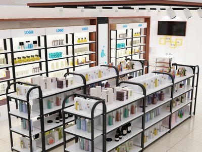 中岛柜超市货架展示架母婴店便利店矮货架零食展示柜化妆品陈列架图4