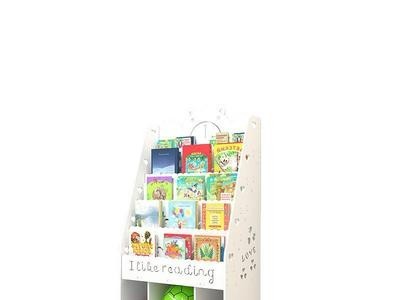儿童书架简易书架落地置物架宝宝书架儿童书柜卡通幼儿书架绘本架