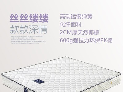 乳胶床垫加厚椰棕3E椰梦维静音弹簧床垫软硬两用酒店折叠席梦思垫图4