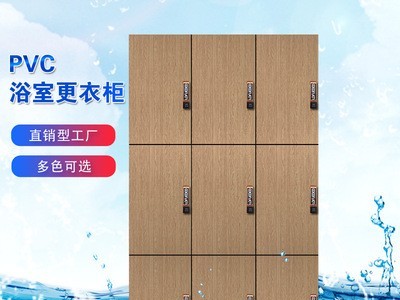 ABS塑料更衣柜 桑拿游泳馆健身房塑料储物柜 浴室澡堂防水更衣柜图1