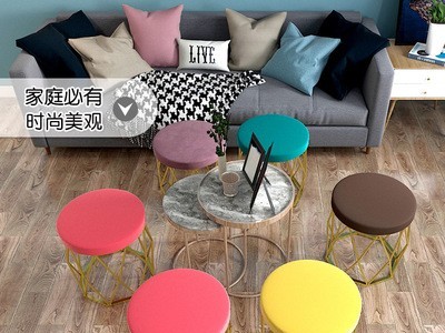 北欧卧室简约风梳妆凳化妆凳梳妆台凳子家用女生卧室可爱ins凳图3