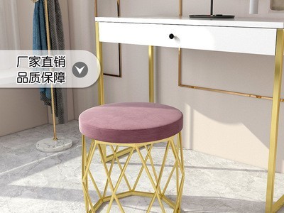 北欧卧室简约风梳妆凳化妆凳梳妆台凳子家用女生卧室可爱ins凳图4