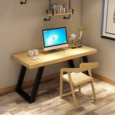 北欧书桌现代简约小户型卧室靠墙办公桌家用公寓单人书桌椅组合