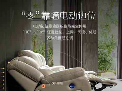 椅之皇 厂家直供现代简约真皮沙发客厅组合头等太空舱小户型沙发图2