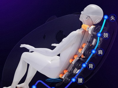 家用按摩椅背部揉捏热敷按摩沙发多点推拿气囊包裹太空舱仿真揉捏图2