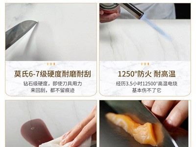 北欧风轻奢岩板电视柜茶几组合现代简约客厅小户型大理石电视机柜图3
