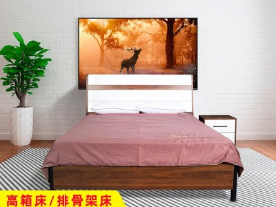 北欧简约液压收纳高箱储物床现代简约双人板式1.8米1.5小户型床图5