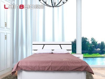 北欧风高箱床骨架床主卧家具套装组合1.5米1.8米卧室储物收纳床