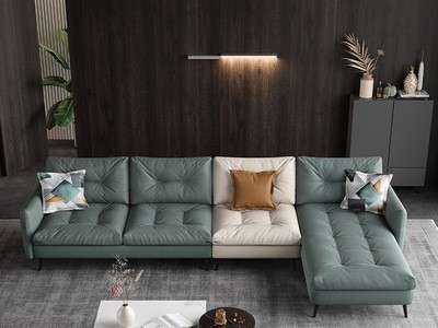 科技布沙发北欧现代简约客厅大小户型整装贵妃意式极简家具组合