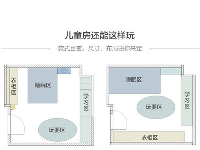 全屋定制衣柜定制家具整体橱柜卧室客厅儿童榻榻米衣柜门现代简约图3