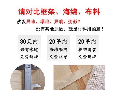 科技布艺沙发小户型乳胶免洗ins网红款意式极简轻奢客厅双人三人图4