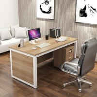 简易电脑桌职员办公桌写字台会议桌现代简约单人台式家用办公书桌