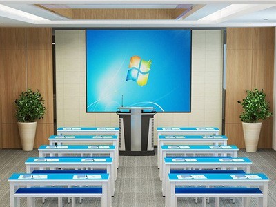 校园中小学生课桌椅辅导班双人桌学习桌培训班桌椅组合厂家直发图2