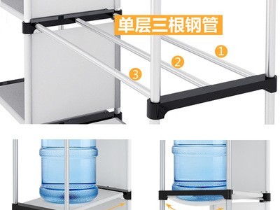简易衣柜经济型布艺组装布衣柜钢管加固钢架收纳柜子衣橱简约现代图4