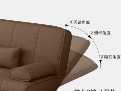 沙发床两用实木小户型简约多功能可折叠沙发客厅懒人沙发单双人图3