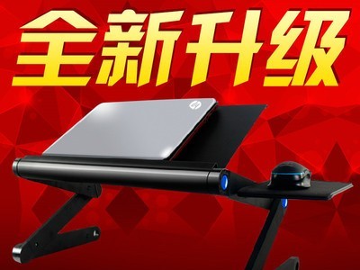 厂家直销笔记本电脑桌床上折叠书桌懒人简约实木折叠电脑书桌批发图5