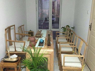 厂家批发定做圈椅免漆烫蜡榆木新中式禅椅主人椅白茬茶椅櫈餐椅子图2