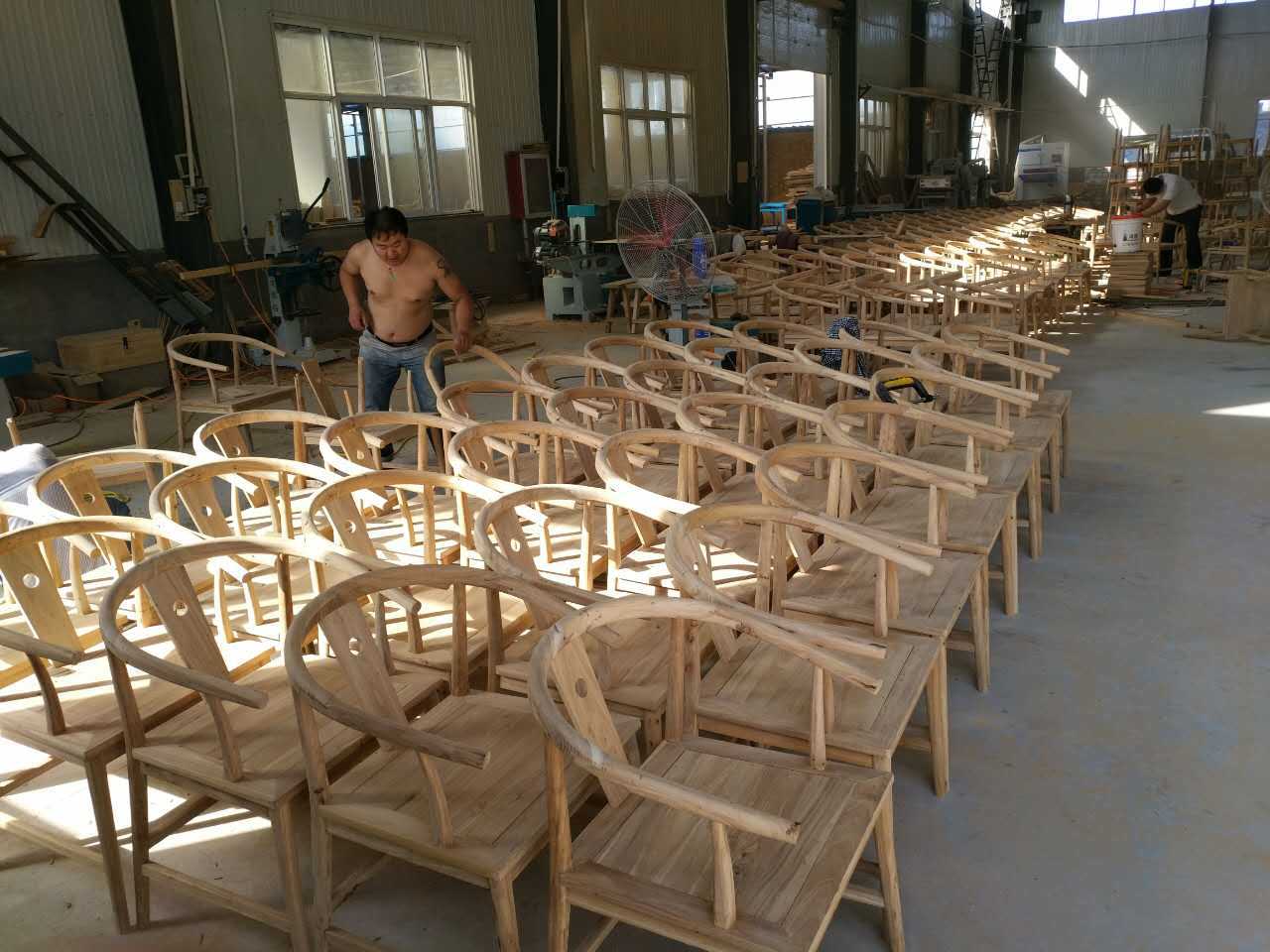 老榆木家具,餐椅,实木椅子,禅椅