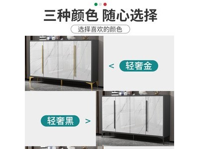 轻奢鞋柜家用门口收纳储物柜子北欧进门入户玄关柜经济型客厅鞋架图4