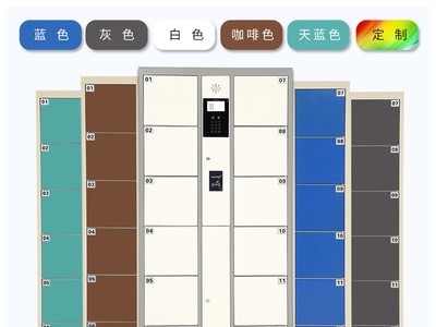 工厂直销商场刷卡储物柜写字楼人脸识别电子存包柜超市密码寄存柜图2