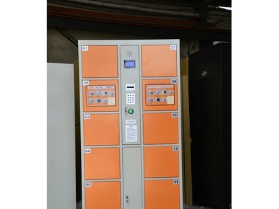 电子存包柜条码式超市存包柜智能储物柜12门公共场所金属厂家定制图2