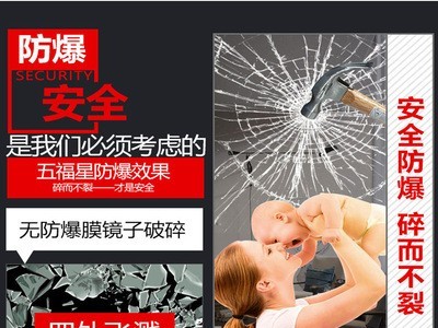 五福星壁挂全身镜铝框穿衣镜家用试衣镜挂墙服装店简约落地大镜子图2