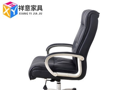广东办公家具办公室升降转椅 皮质电脑办公椅老板椅大班椅图1