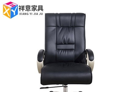 广东办公家具办公室升降转椅 皮质电脑办公椅老板椅大班椅图3