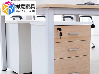 广东现代简约办公家具4人位组合职员办公桌屏风卡位电脑桌图4