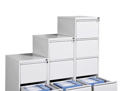 河洛乐华办公卡箱抽屉文件柜快捞挂劳柜二三四斗档案资料铁皮柜子图5