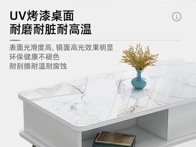 北欧茶几小户型电视柜组合小桌子茶桌轻奢现代简约家用客厅茶几桌图2