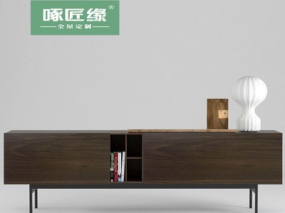 北欧简约烤漆电视柜高档轻奢高款视听柜柜后现代储物地柜客厅家具图4