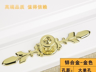 欧式金色抽屉柜门拉手中式青古铜衣柜橱柜门把手复古单孔柜子拉手图5